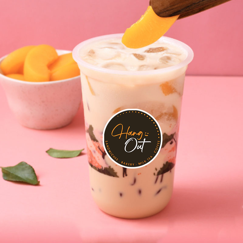  Peach Milk Tea 