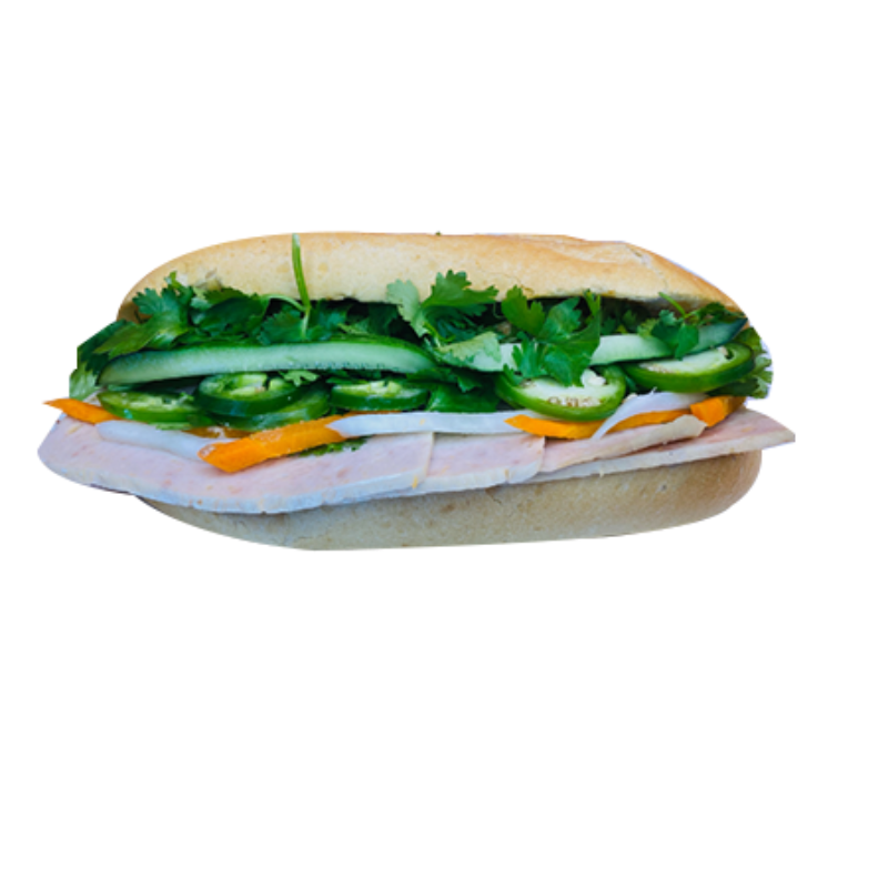  Bánh Mì Pate & Vietnamese Ham 